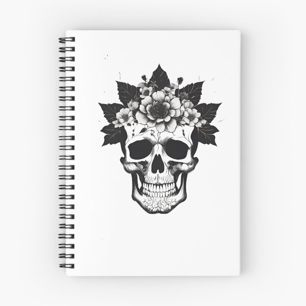 Item preview, Gothic floral fusion,Skull Amongst the Blooms designed and sold by Ellzbieta.