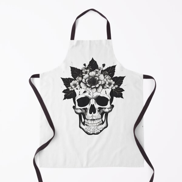 Item preview, Gothic floral fusion,Skull Amongst the Blooms designed and sold by Ellzbieta.