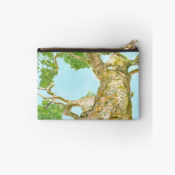 Item preview, An antient tree and green birds  designed and sold by greenPQBstudio.