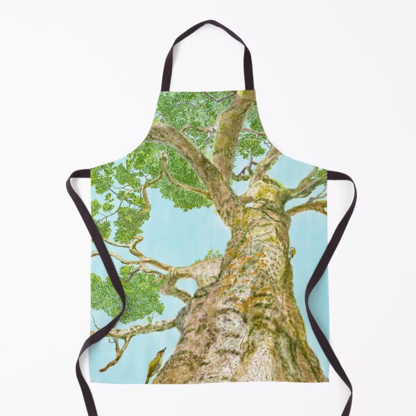 Item preview, An antient tree and green birds designed and sold by greenPQBstudio.