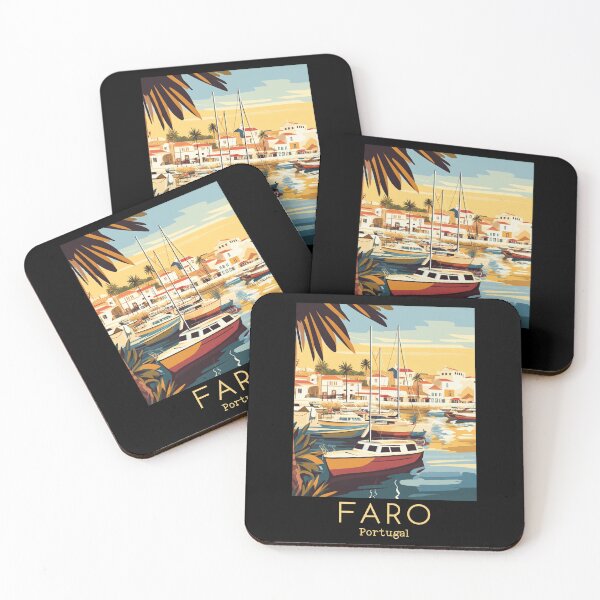 Item preview, A Vintage Illustration of Faro - Portugal  designed and sold by GoodOldVintage.