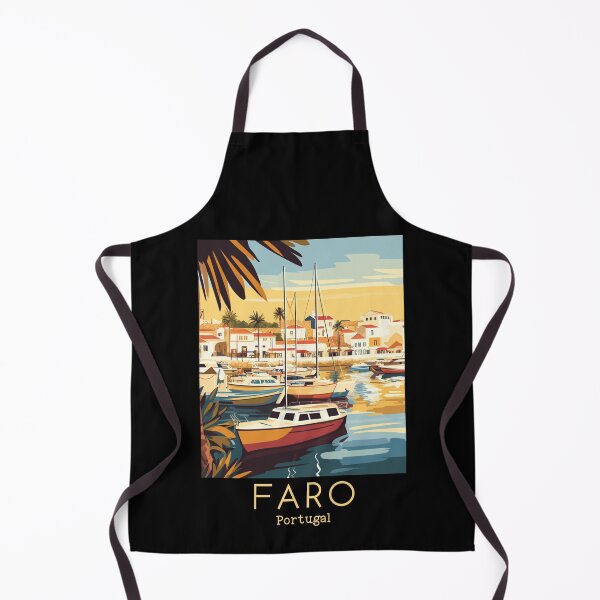 Item preview, A Vintage Illustration of Faro - Portugal designed and sold by GoodOldVintage.