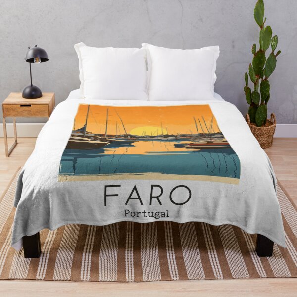 Item preview, A Vintage Illustration of Faro - Portugal  designed and sold by GoodOldVintage.
