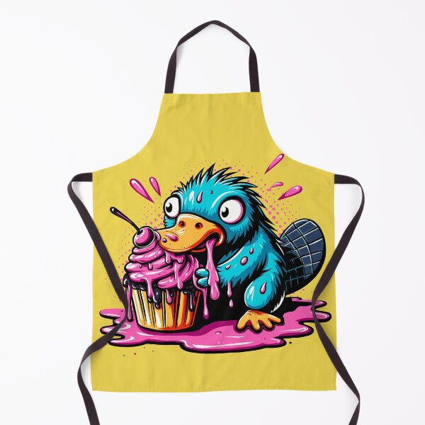 Item preview, Platypus Frantically Eating a Cupcake designed and sold by Ghost on Toast.