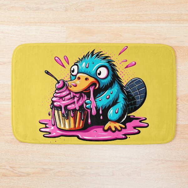 Item preview, Platypus Frantically Eating a Cupcake designed and sold by Ghost on Toast.