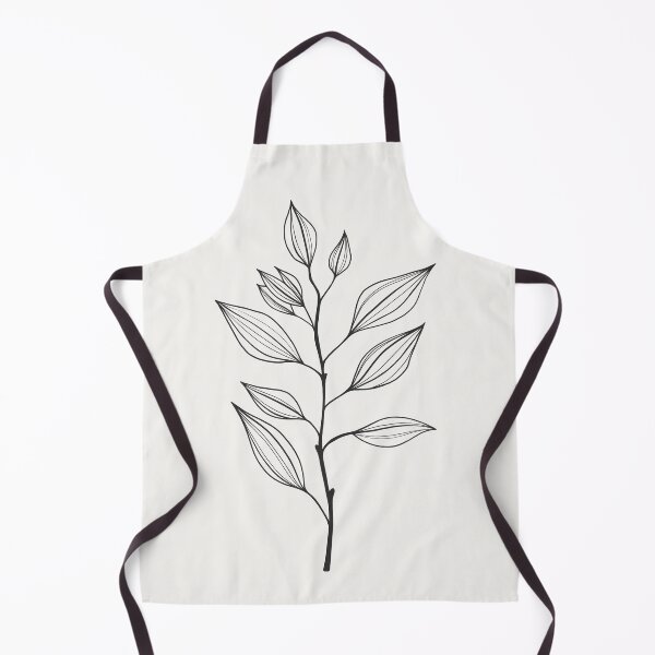 Item preview, Leaf branch drawing. Botanical line art. Plant illustration. designed and sold by PAPER MOON art & design.