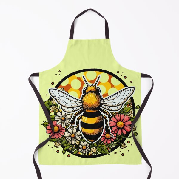 Item preview, Honeybee With Spring Flowers designed and sold by Ghost on Toast.