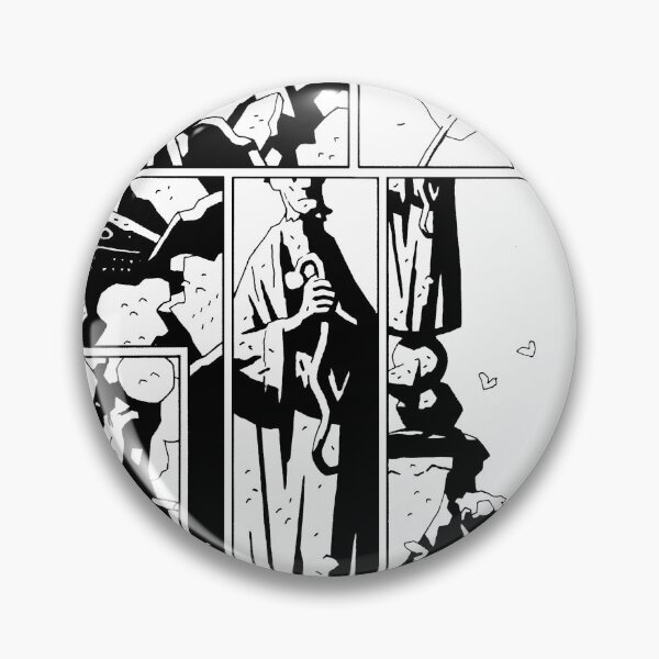 Item preview, Scary, Moody Mignola Hellboy Panels designed and sold by woodycompton.