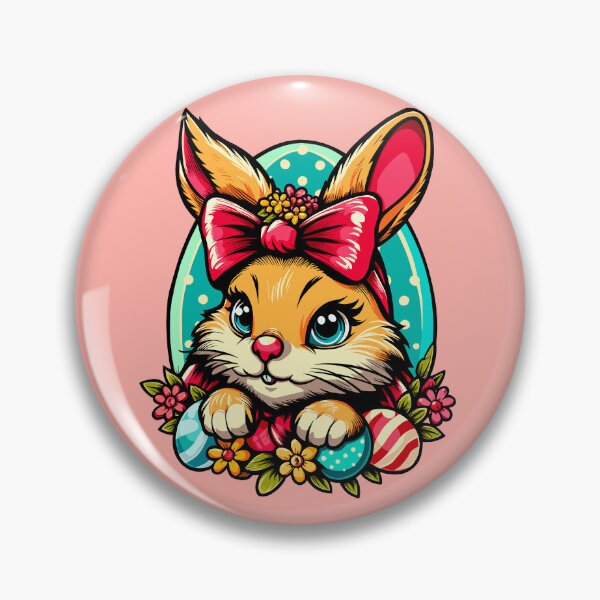 Item preview, Easter Bunny With a Bow designed and sold by Ghost on Toast.
