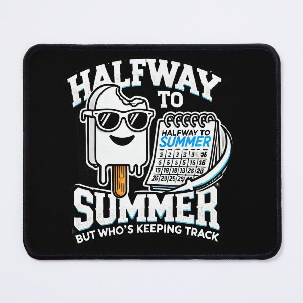 Item preview, Halfway to Summer T-Shirt – Fun and Cool Ice Cream Countdown Design designed and sold by BlankCanvasHaHa.
