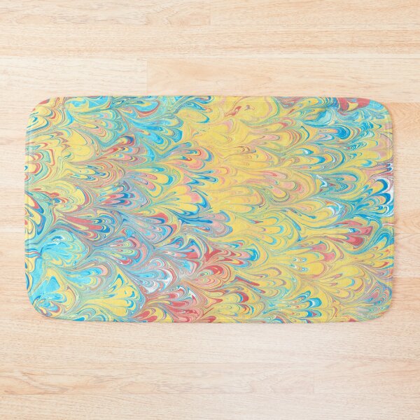 Item preview, Florentine Peacock Feather Marbled Paper Design designed and sold by TRVLR Designs.