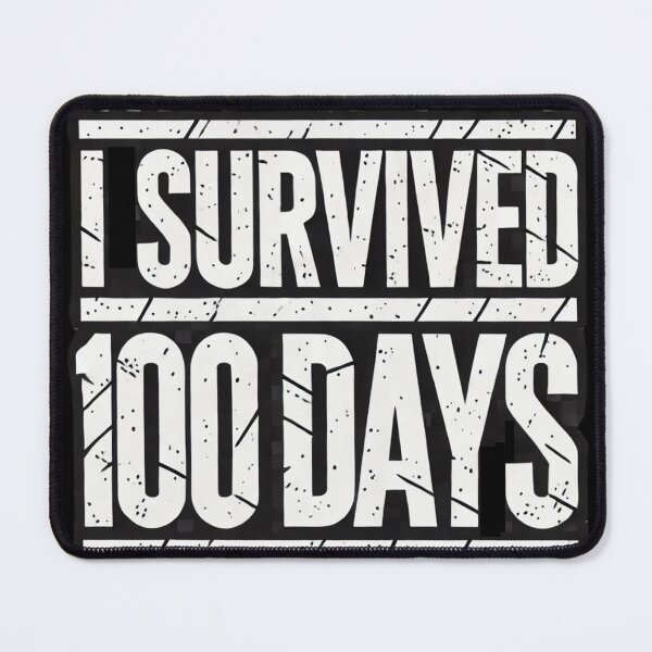 Item preview, I Survived 100 Days T-Shirt – Funny Milestone Celebration Tee designed and sold by BlankCanvasHaHa.