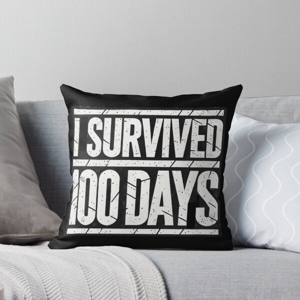 Item preview, I Survived 100 Days T-Shirt – Funny Milestone Celebration Tee designed and sold by BlankCanvasHaHa.