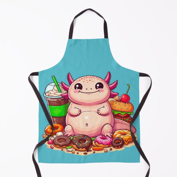 Item preview, Snacks + Axolotl = Snaxolotl  designed and sold by Ghost on Toast.