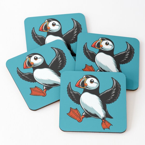 Item preview, Hoppin’ Puffin designed and sold by Ghost on Toast.