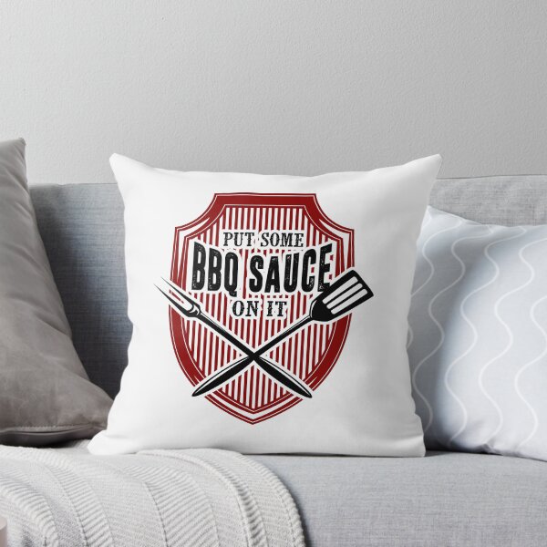 Item preview, Grill saying (black/red), more sauce on my BBQ designed and sold by DoKaAltmann.