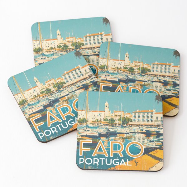 Item preview, A Vintage Illustration of Faro - Portugal  designed and sold by GoodOldVintage.