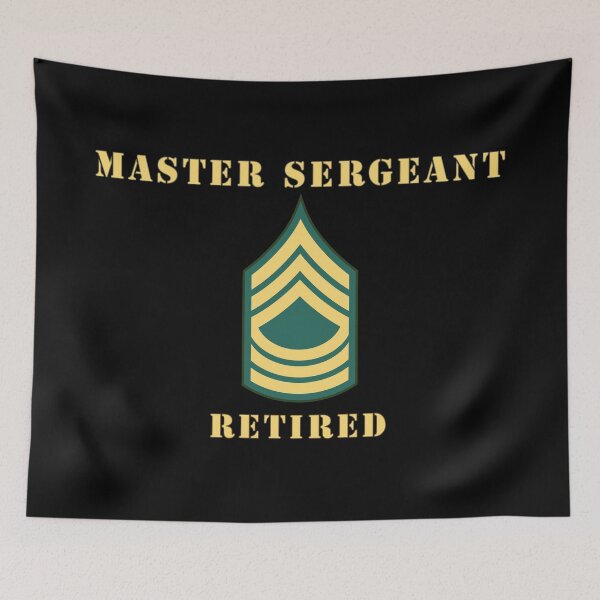 Item preview, Army - Master Sergeant - MSG - Retired designed and sold by Military Insignia Products.