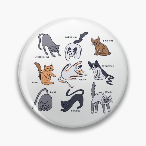 Item preview, 9 Cats with labels designed and sold by PinchaBoho.