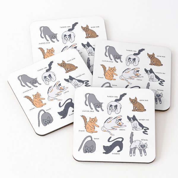 Item preview, 9 Cats with labels designed and sold by PinchaBoho.