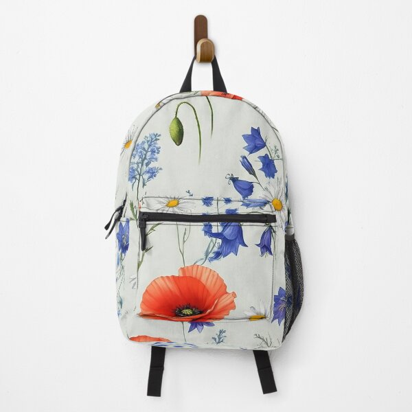 Item preview, Wildflower Meadow, Summer Blooms, Floral Pattern, Poppy & Daisy, Wildflower Print designed and sold by Artidnan12.