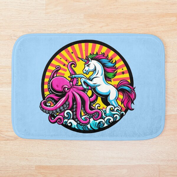 Item preview, Unicorn Versus Octopus designed and sold by Ghost on Toast.