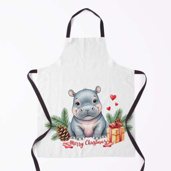 Item preview, Hippo Christmas Theme Decoration, Cute Animal, Gift designed and sold by Sitred123.