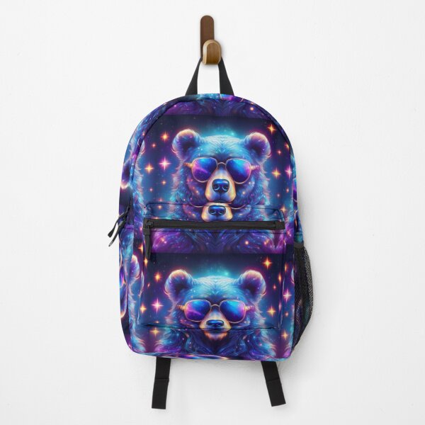 Item preview, Galactic Bear in Sunglasses – Cosmic Cool Design designed and sold by RaiyaTees.