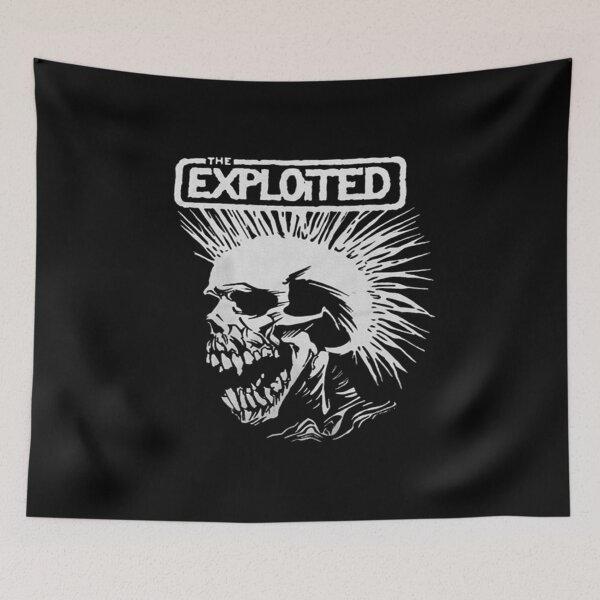 Item preview, The Exploited skull designed and sold by teemix.