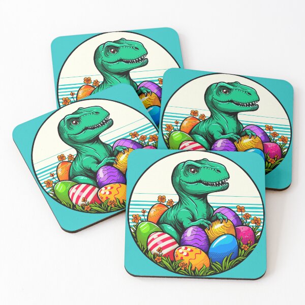 Item preview, Easter Velociraptor Among Some Eggs designed and sold by Ghost on Toast.