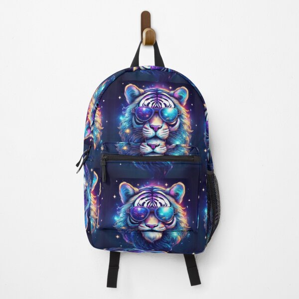Item preview, Galactic Tiger in Sunglasses – Cosmic Animal Art designed and sold by RaiyaTees.