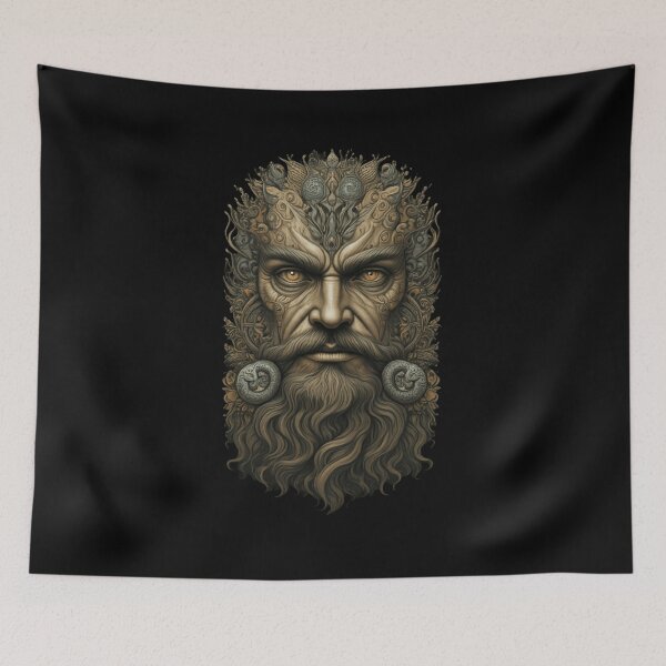 Item preview, Wood Man Face designed and sold by teemix.