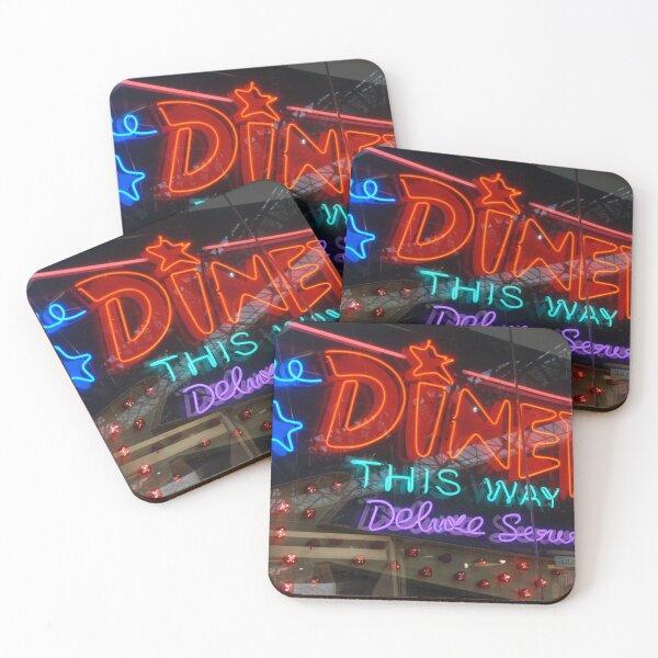 Item preview, Diner neon sign designed and sold by FirstTimeTees.