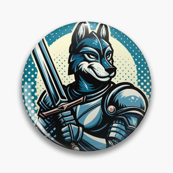 Item preview, Wolf Knight With a Sword designed and sold by Ghost on Toast.