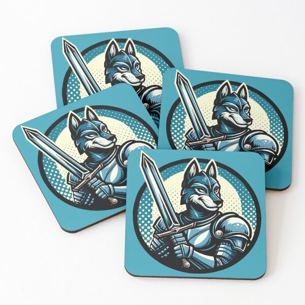 Item preview, Wolf Knight With a Sword designed and sold by Ghost on Toast.