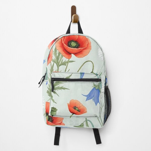 Item preview, Wildflower Meadow, Summer Blooms, Floral Pattern, Poppy & Daisy, Wildflower Print designed and sold by Artidnan12.