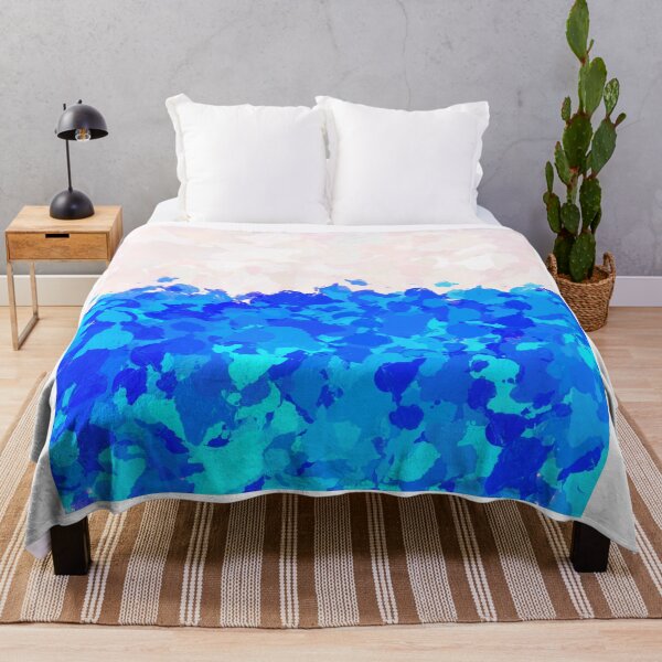 Item preview, A blue and white background with a splash of blue designed and sold by PWDigitalArt.