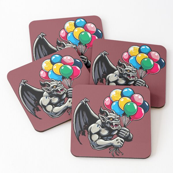 Item preview, Gargoyle Holding Balloons designed and sold by Ghost on Toast.