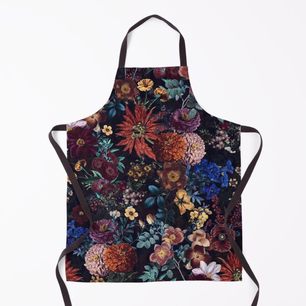 Item preview, Vintage Mystic Opulent Dark Midnight NIght Flowers Garden designed and sold by UtArt.