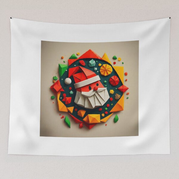 Item preview, Christmas Santa Sleigh  Funny Holiday Gift Graphic  Colorful Santa Christmas  Xmas designed and sold by Indyadizine.