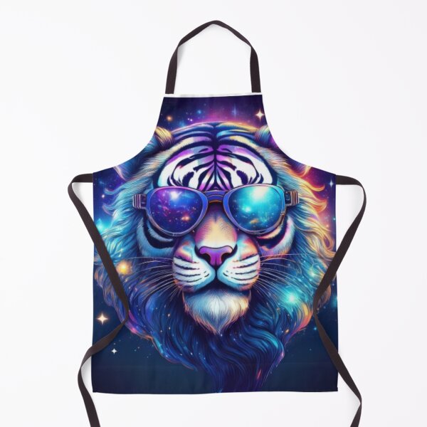 Item preview, Galactic Tiger in Sunglasses – Cosmic Animal Art designed and sold by RaiyaTees.