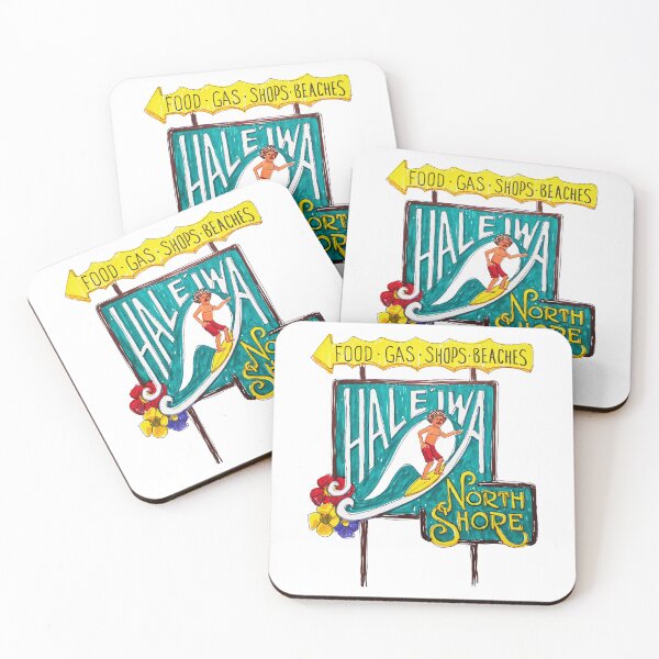 Item preview, Haleiwa North Shore Sign MAN Drawing designed and sold by northshoresign.