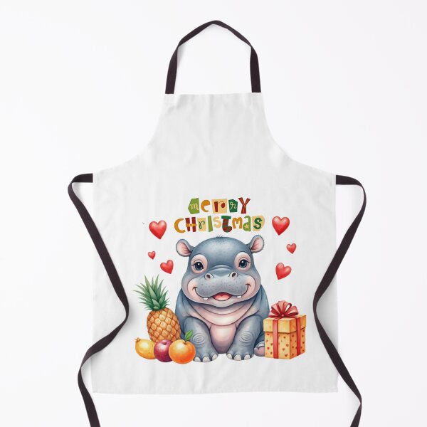 Item preview, Cute Animal, Hippo Christmas Theme Decoration, Gift designed and sold by Sitred123.