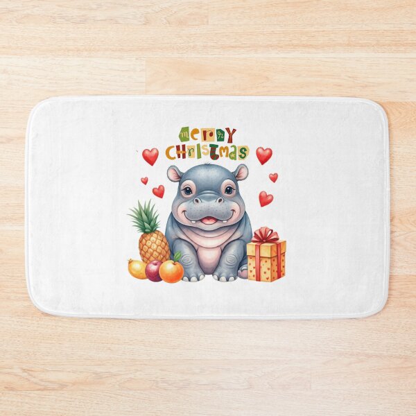 Item preview, Cute Animal, Hippo Christmas Theme Decoration,  Gift designed and sold by Sitred123.