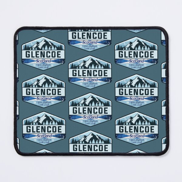 Item preview, Glencoe Scotland UK Ski Sticker T-Shirt 01 designed and sold by OuterShellUK.
