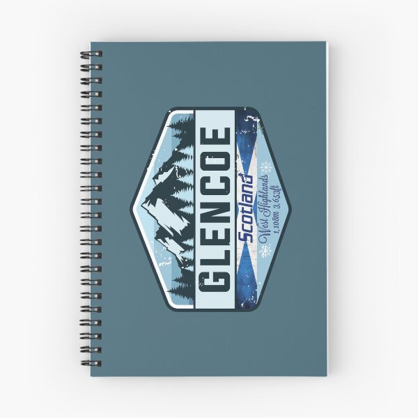 Item preview, Glencoe Scotland UK Ski Sticker T-Shirt 01 designed and sold by OuterShellUK.