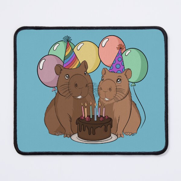 Item preview, Happy Birthday from the Capybaras designed and sold by rmcbuckeye.
