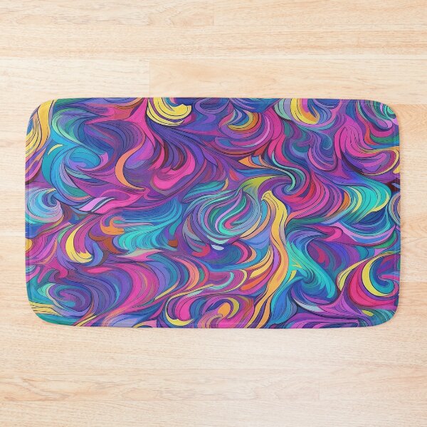 Item preview, Abstract Psychedelic Swirls Pattern designed and sold by bubblegoth.