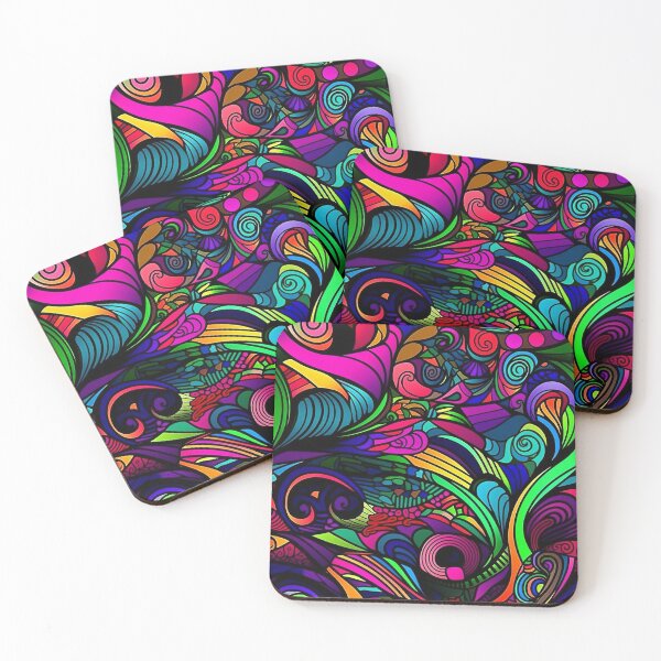 Item preview, Abstract Psychedelic Pattern designed and sold by bubblegoth.