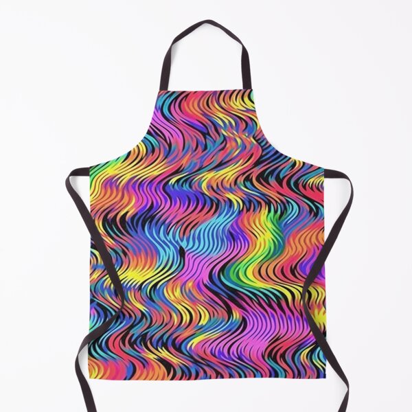 Item preview, Psychedelic Rainbow Waves Pattern designed and sold by bubblegoth.